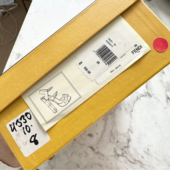 FENDI Polka Dot Sandals (Size 7.5) - Picture 15 of 15